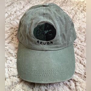 Aruba Baseball Cap Hat Gecko Green
